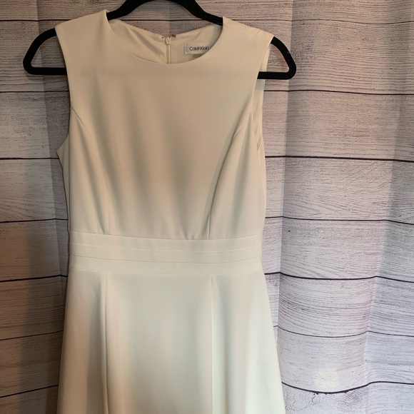 Calvin Klein white a-line dress - Picture 2 of 3